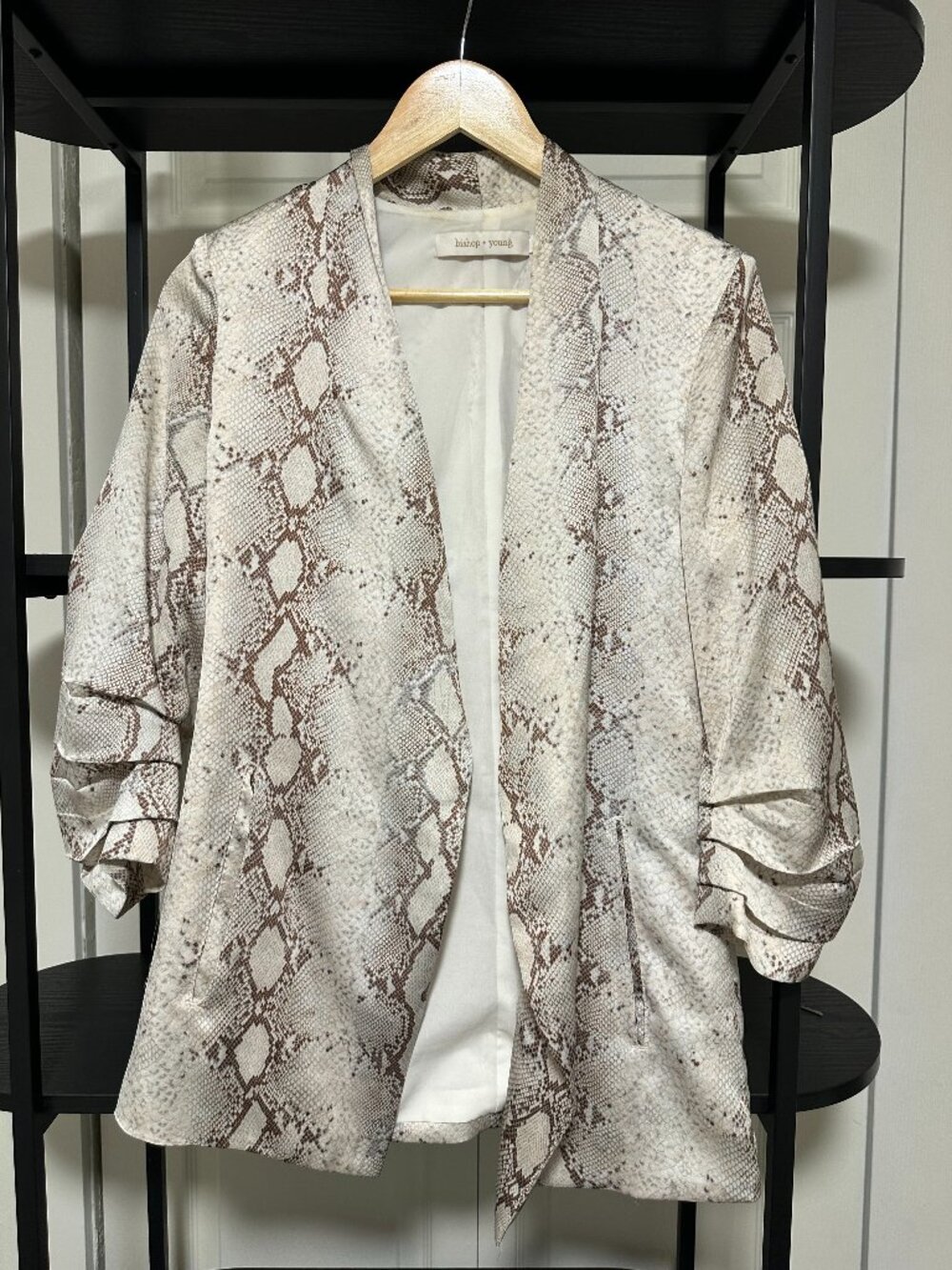 Snake Print Blazer